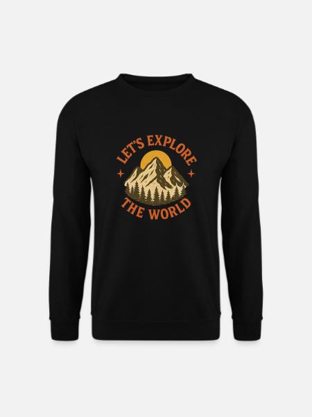 Explorons le monde - Sweat-shirt Unisexe - noir