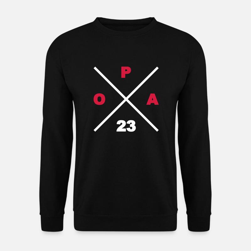 Opa 23 - Unisex Pullover - Schwarz