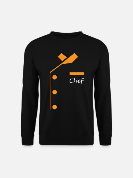 Chefkoch Uniform Lustiges Kochen - Unisex Pullover - Schwarz