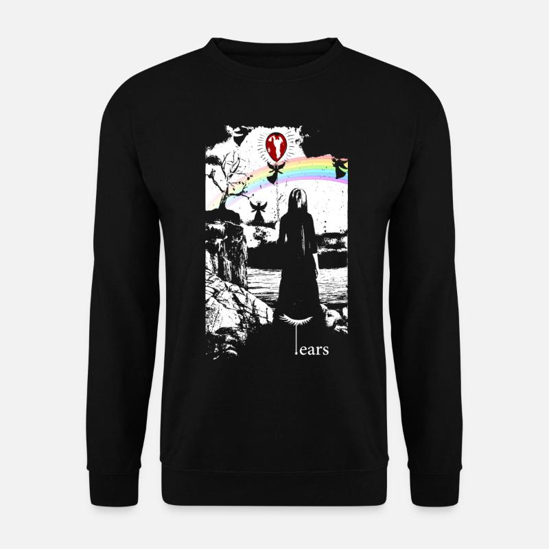 Graphique d’ange - Sweat-shirt Unisexe - noir