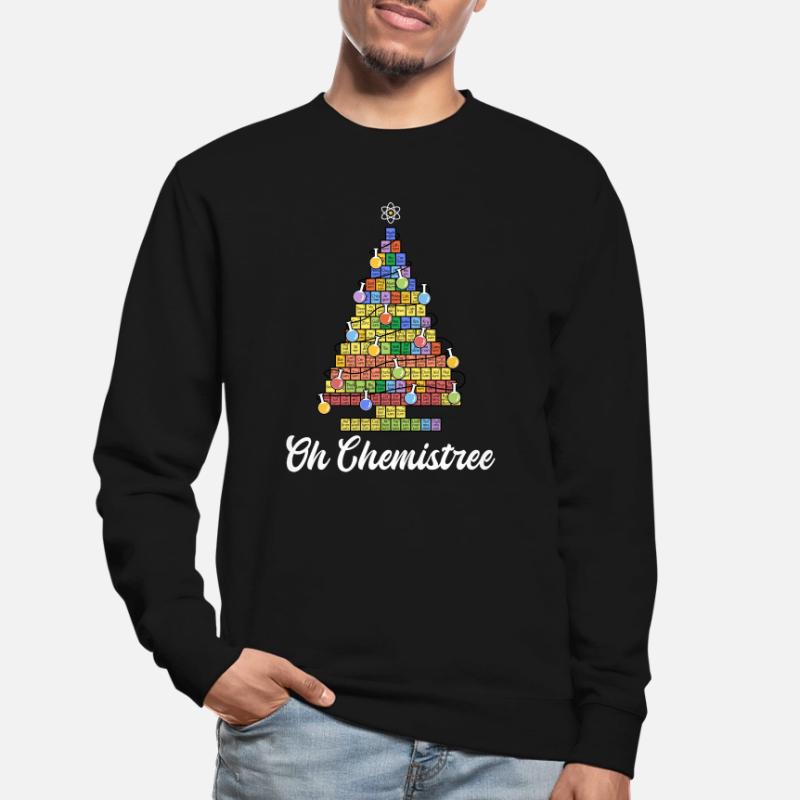 Oh Chemistree - arbre de Noël coloré des éléments Sweat-shirt Unisexe