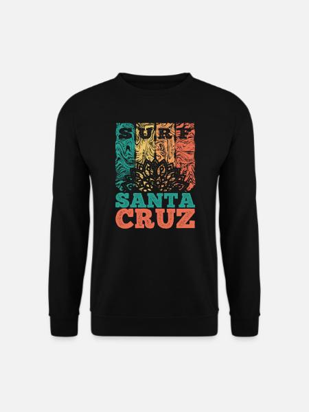 Santa Cruz Surf - Unisex Pullover - Schwarz