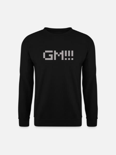 GM! Good Morning - Unisex Sweatshirt - black