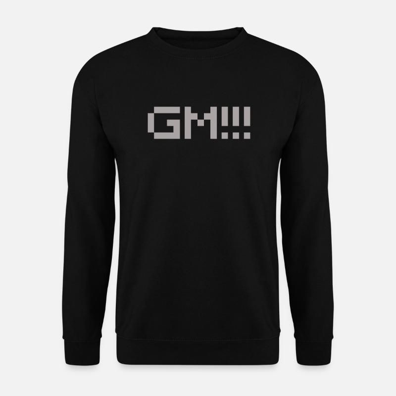 GM! Good Morning - Unisex Sweatshirt - black