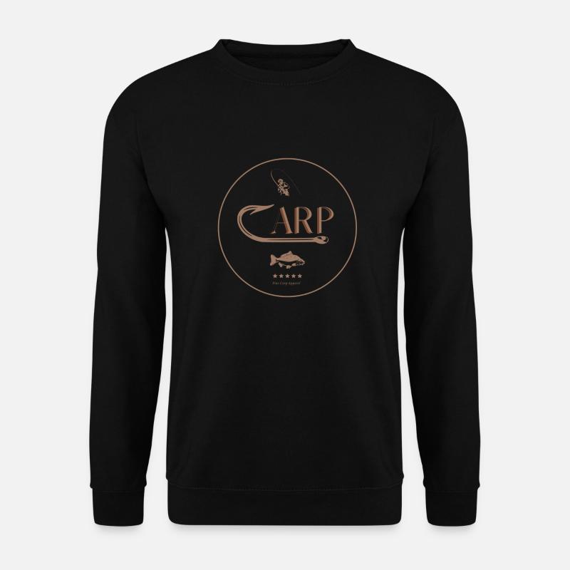 carp apparel emblem - Unisex Sweatshirt - black