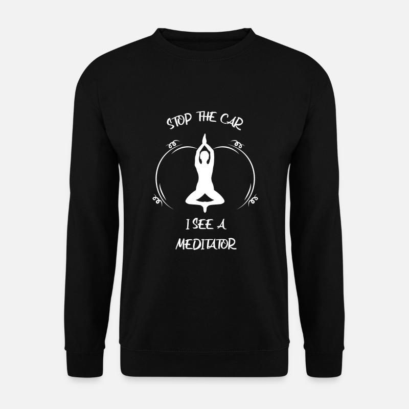 Meditaion - Unisex Pullover - Schwarz