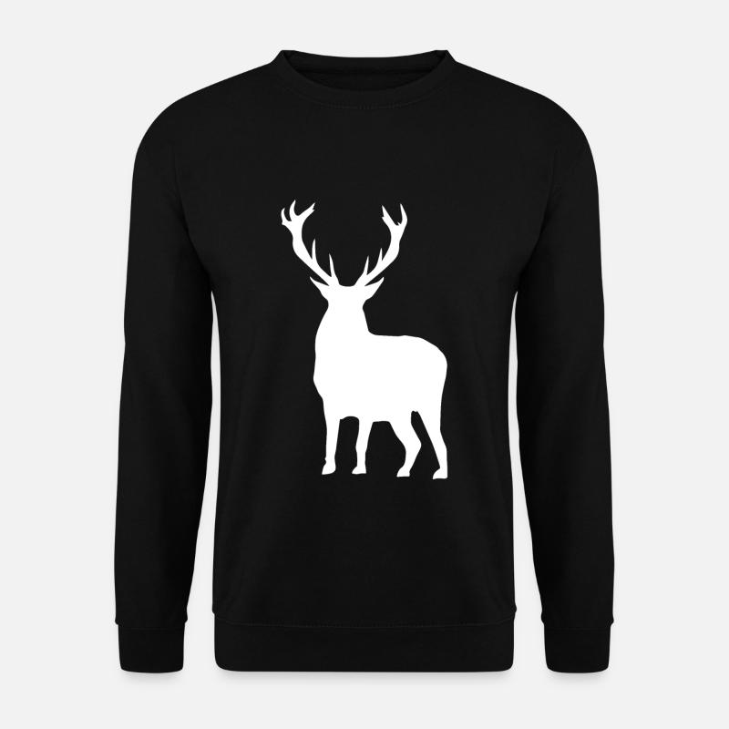 Deer Silhouette - Unisex Sweatshirt - black