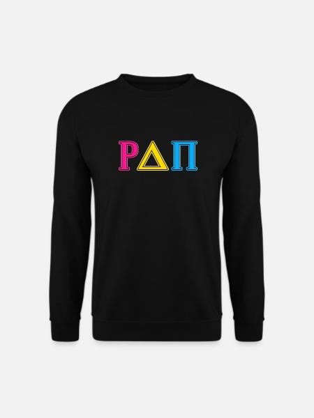 LGBT Pan Pansexuell Pride Queer CSD Griechisch - Unisex Pullover - Schwarz