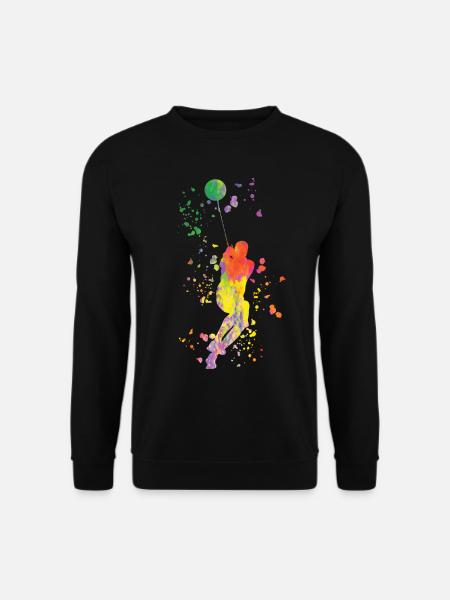 Hammerwerfer Colorsplash Hammerwerfen - Unisex Pullover - Schwarz