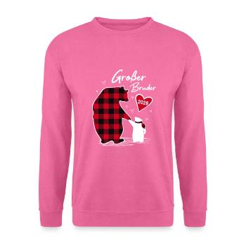 Großer Bruder Bär 2028 - Unisex Pullover - Pink - Vorne