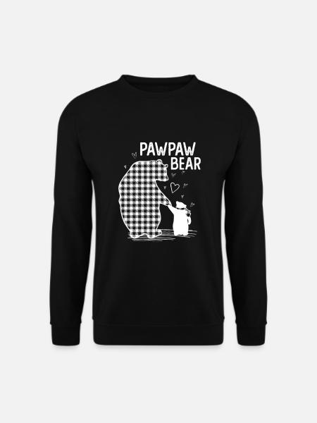Pawpaw Bear - Unisex Sweatshirt - black