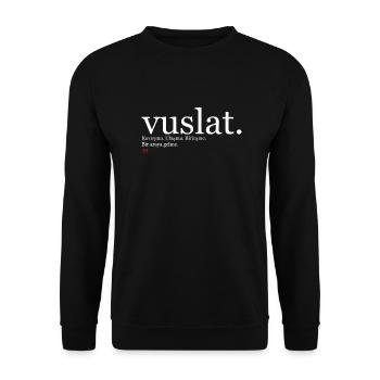 Türkisch intizar türkische Wörter Spruch söz - Unisex Pullover - Schwarz - Vorne - Alina (178cm) & Michal (187cm)
