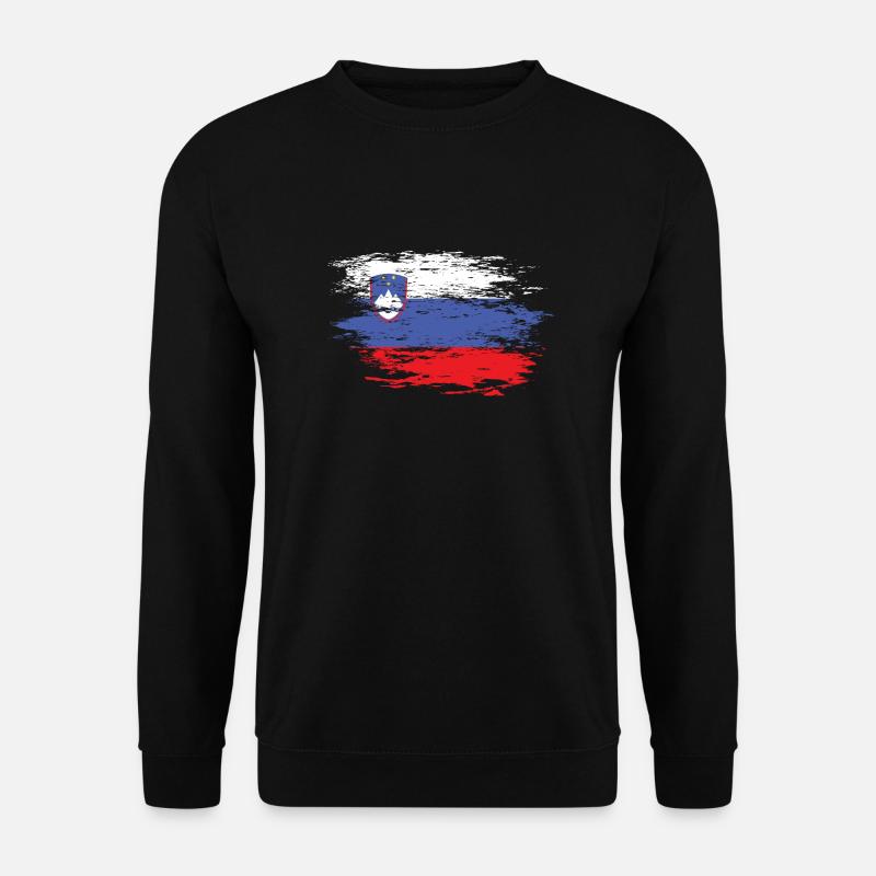 Drapeau de la Slovénie utilisé - Sweat-shirt Unisexe - noir