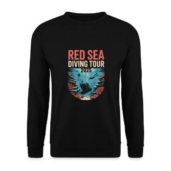 Plongée autour de RedSea 2025 - Sweat-shirt Unisexe - noir - Devant - Alina (178cm) & Michal (187cm)