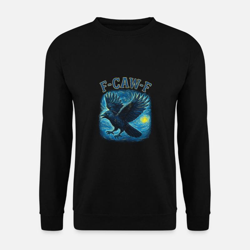 Fcawf Crow Van Gogh - Unisex Sweatshirt - black