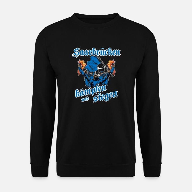 Saarbrücken kämpfen und siegen - Unisex Pullover - Schwarz