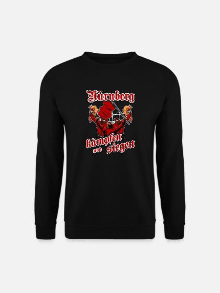 Nürnberg kämpfen und siegen - Unisex Pullover - Schwarz