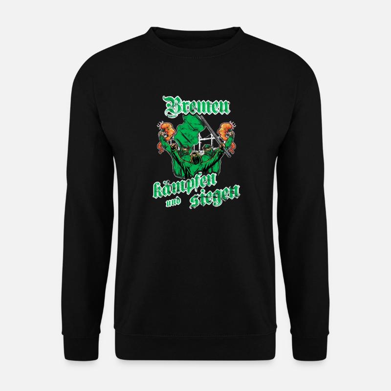 Bremen kämpfen und siegen - Unisex Pullover - Schwarz