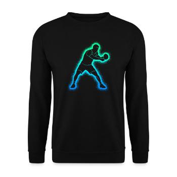 Table tennis players Children Table tennis players - Unisex Sweatshirt - black - Front - Alina (178cm) & Michal (187cm)