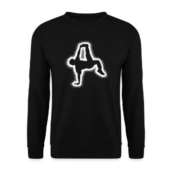 Breakdance Breakdancer Danse Enfants Breakdancer - Sweat-shirt Unisexe - noir - Devant - Alina (178cm) & Michal (187cm)