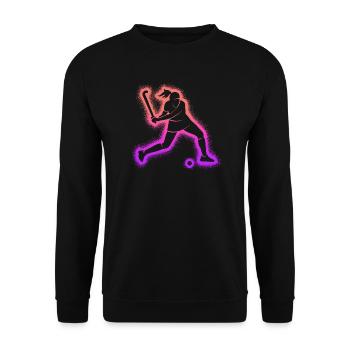 Hockey sur gazon Hockey Enfants Filles Joueurs de hockey - Sweat-shirt Unisexe - noir - Devant - Alina (178cm) & Michal (187cm)