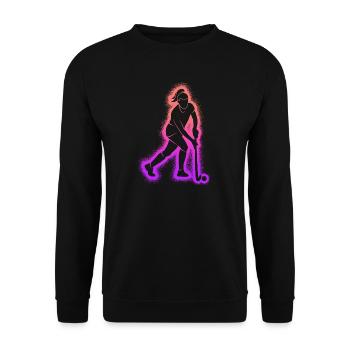 Hockey sur gazon Hockey Enfants Joueuses de hockey - Sweat-shirt Unisexe - noir - Devant - Alina (178cm) & Michal (187cm)