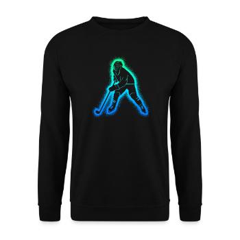 Hockey sur glace Joueurs de hockey sur glace Enfants Hockey masculin - Sweat-shirt Unisexe - noir - Devant - Alina (178cm) & Michal (187cm)