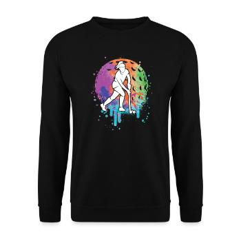 Joueurs de hockey Hockey sur gazon Filles Hockey Enfants - Sweat-shirt Unisexe - noir - Devant - Alina (178cm) & Michal (187cm)
