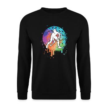 Joueurs de hockey Hockey sur gazon Filles Hockey Enfants - Sweat-shirt Unisexe - noir - Devant - Alina (178cm) & Michal (187cm)