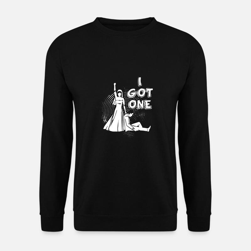 Ich habe eine Braut Junggesellin Hochzeit - Unisex Pullover - Schwarz