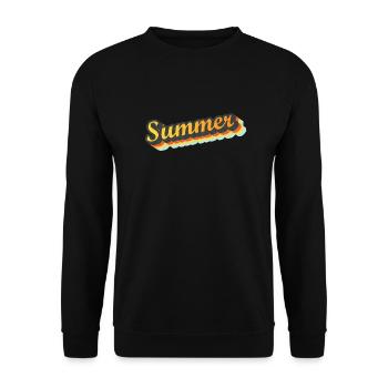Summer - Unisex Pullover - Schwarz - Vorne - Alina (178cm) & Michal (187cm)