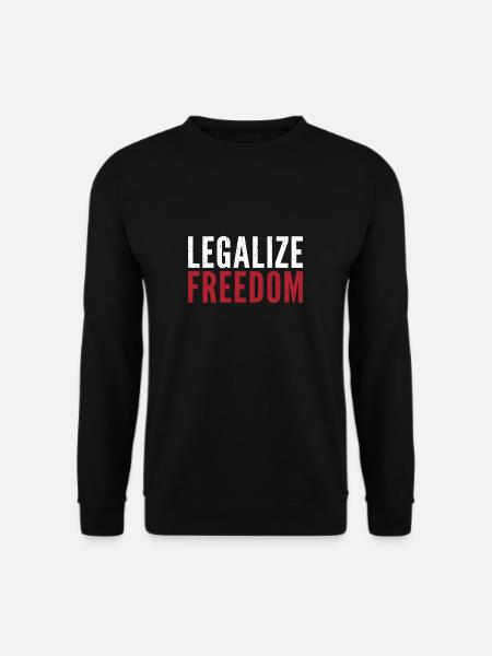 Legalize Freedom Advocate - Unisex Pullover - Schwarz