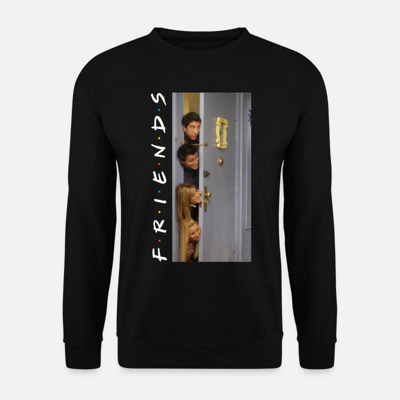 Friends Heads - Unisex Pullover - Schwarz