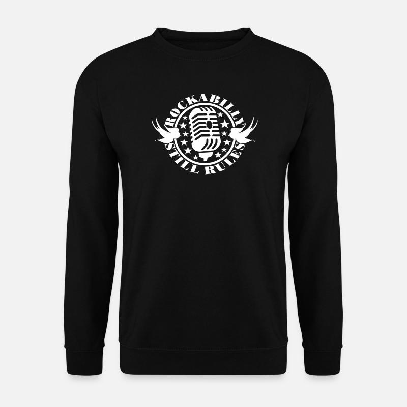 Rockabilly - still rules - Unisex Sweatshirt - black