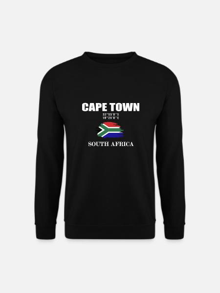 Kapstadt Südafrika Kapstadt - Unisex Pullover - Schwarz