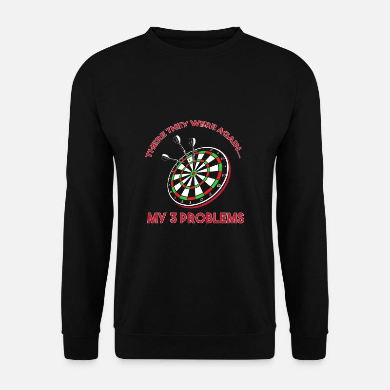 Dart Dartboard Dartpfeil - Unisex Sweatshirt - black