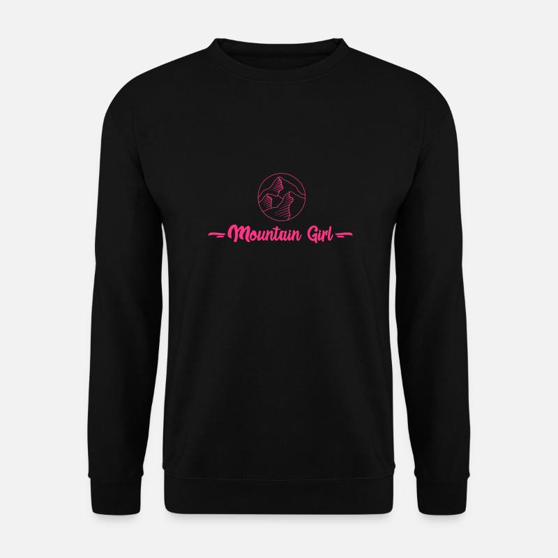 Mountain Girl - Unisex Pullover - Schwarz