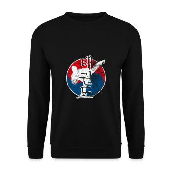 Arts martiaux de teakwondo arts martiaux - Sweat-shirt Unisexe - noir - Devant - Alina (178cm) & Michal (187cm)