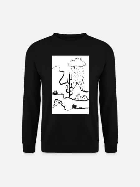 Kaktus 4 - Unisex Pullover - Schwarz
