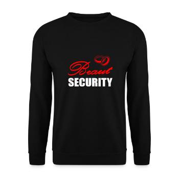 JGA - Unisex Pullover - Schwarz - Vorne - Alina (178cm) & Michal (187cm)