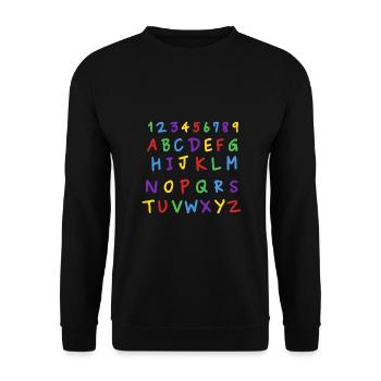 inscription scolaire - Sweat-shirt Unisexe - noir - Devant - Alina (178cm) & Michal (187cm)