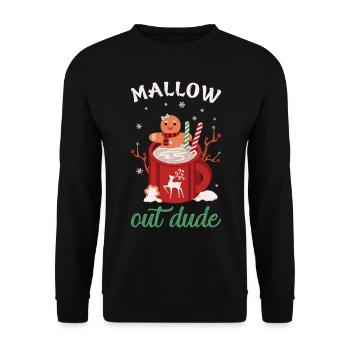 Cadeaux de Noël Noël - Sweat-shirt Unisexe - noir - Devant - Alina (178cm) & Michal (187cm)