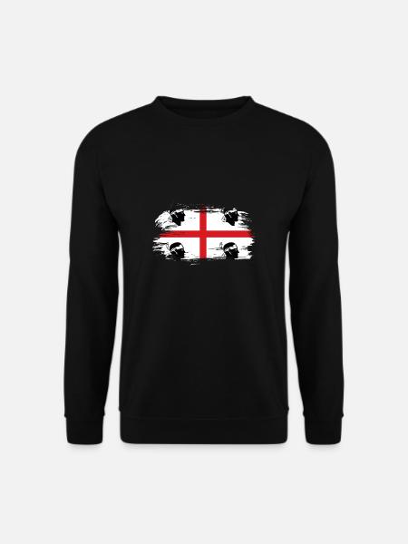 Sardinien Vintage Flagge - Unisex Pullover - Schwarz