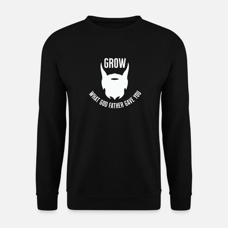 Bart Grow what God father gave you - Unisex Pullover - Schwarz