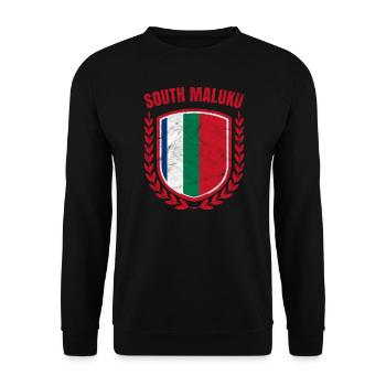 Republik Maluku Selatan - Unisex Pullover - Schwarz - Vorne - Alina (178cm) & Michal (187cm)