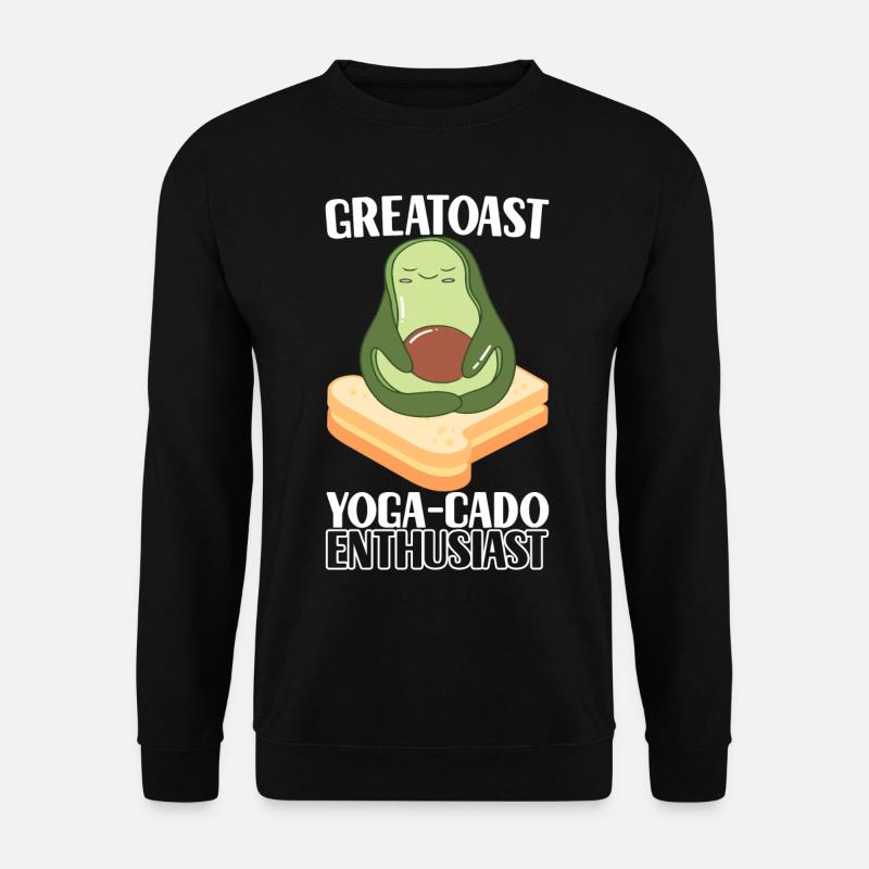 Avocado Toast - Unisex Pullover - Schwarz