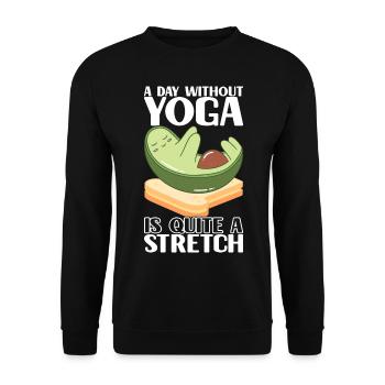 Avocado Toast - Unisex Sweatshirt - black - Front - Alina (178cm) & Michal (187cm)