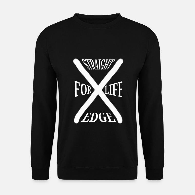 Straight Edge - Unisex Pullover - Schwarz
