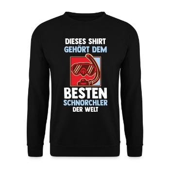 Schullehrer Lehrer - Unisex Pullover - Schwarz - Vorne - Alina (178cm) & Michal (187cm)