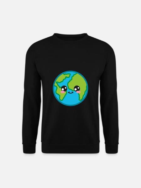 Welt Kawaii Süß - Unisex Pullover - Schwarz